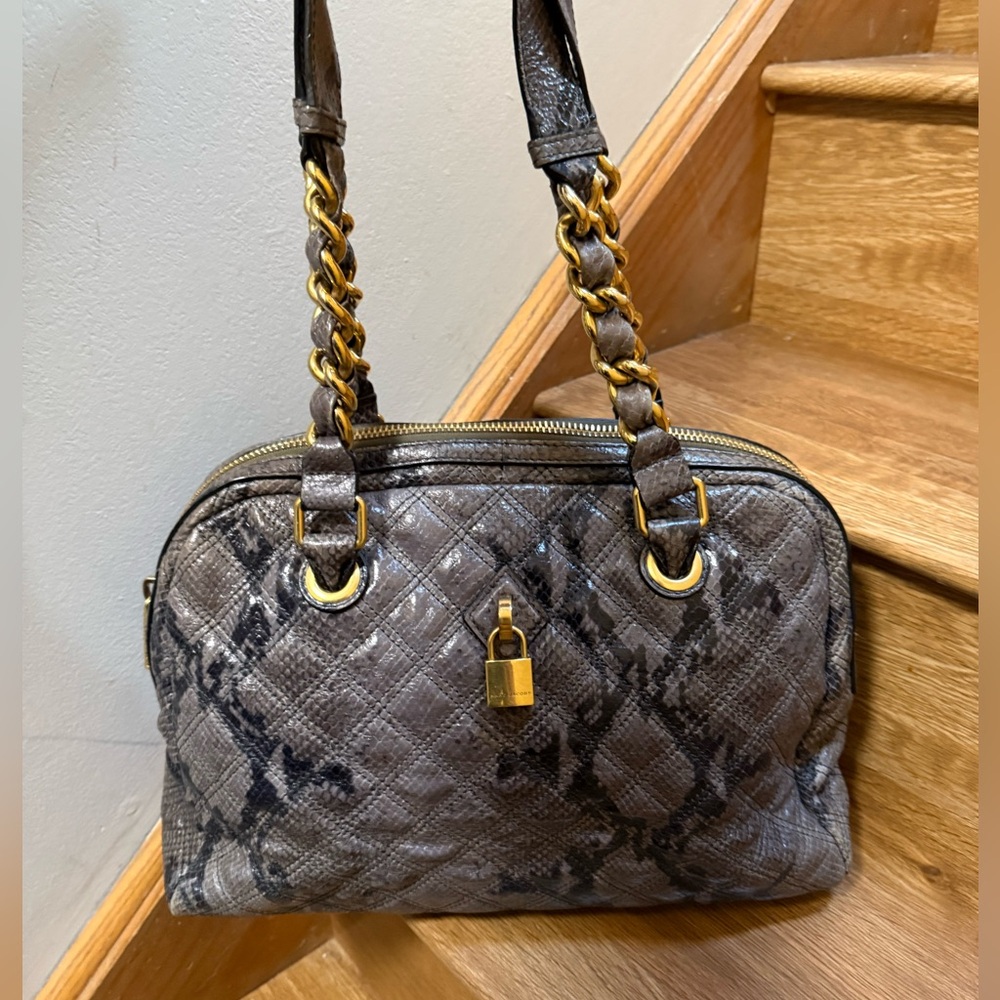 Authentic Marc Jacobs Vintage Python Hand Bag - image 1